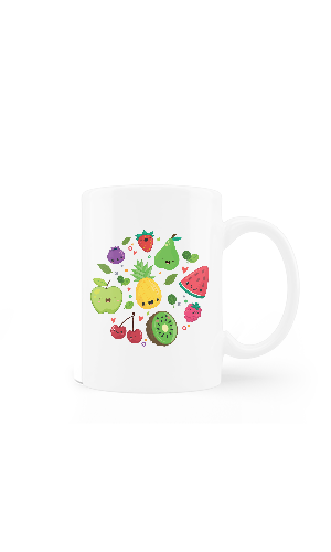 Taza A los nutriólogos la visa les sabe a frutas