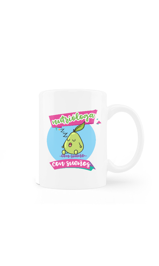 Taza Nutriologa con sueños