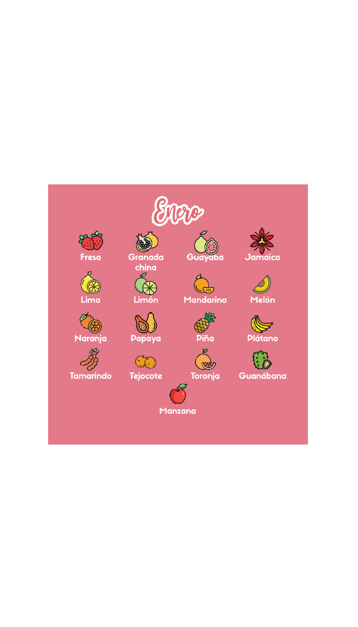 🔥 Calendario de frutas y verduras 🔥