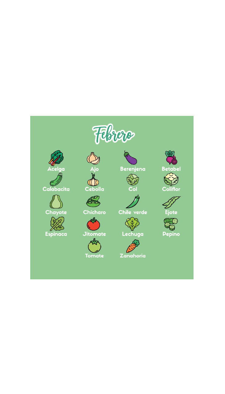 🔥 Calendario de frutas y verduras 🔥