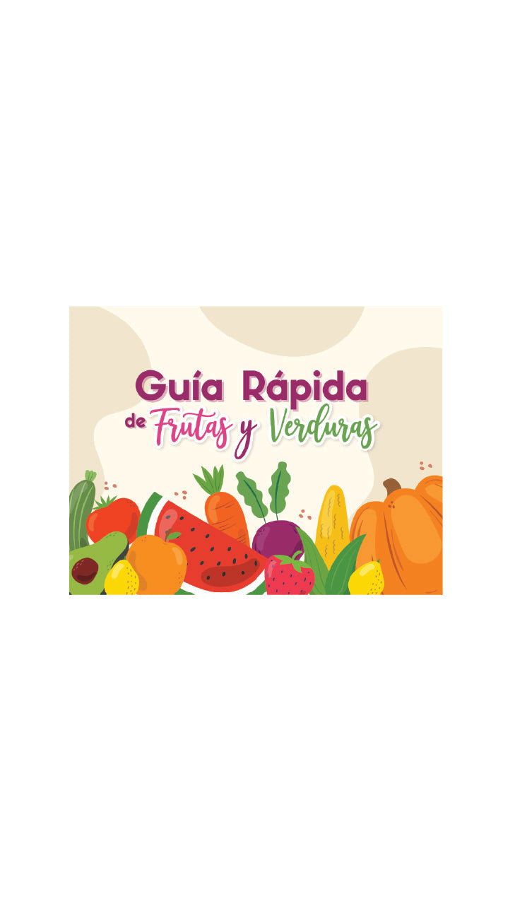 🔥Mini Guía  Digital Frutas y Verduras 🔥