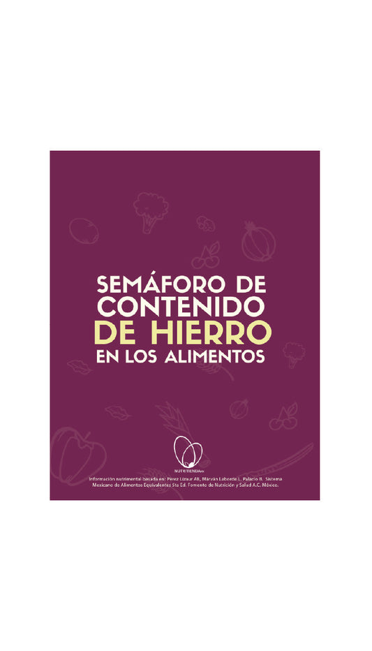 🔥 Semáforo  digital de Hierro de los Alimentos 🔥