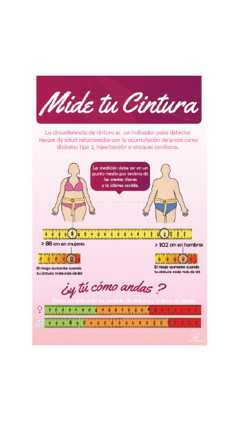 🔥Póster Digital Mide tu cintura 🔥