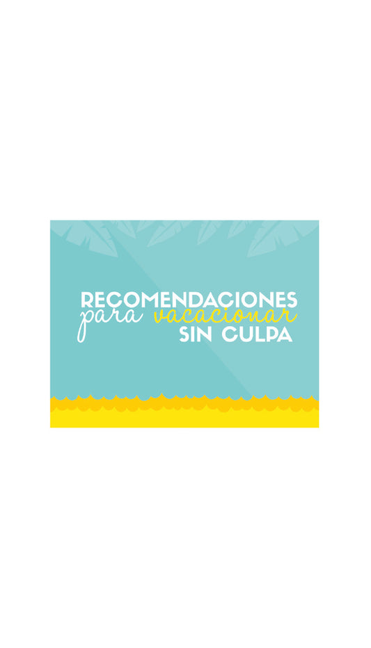 🔥 Guia nutricional de vacaciones 🔥