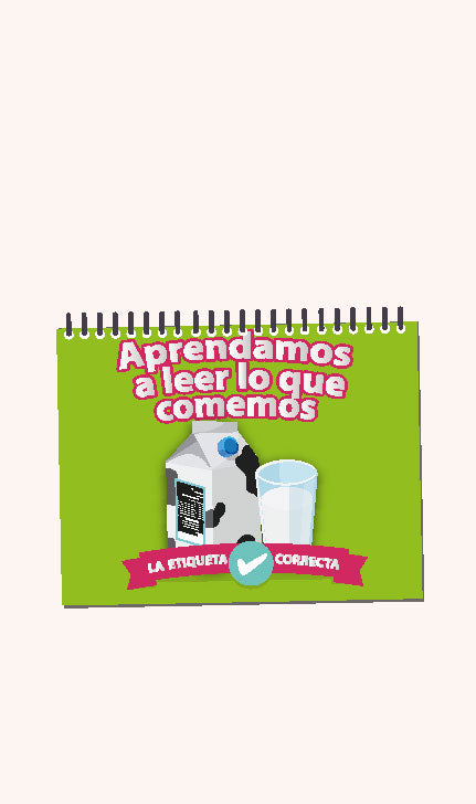 Guía digital "Aprendamos a leer lo que comemos"